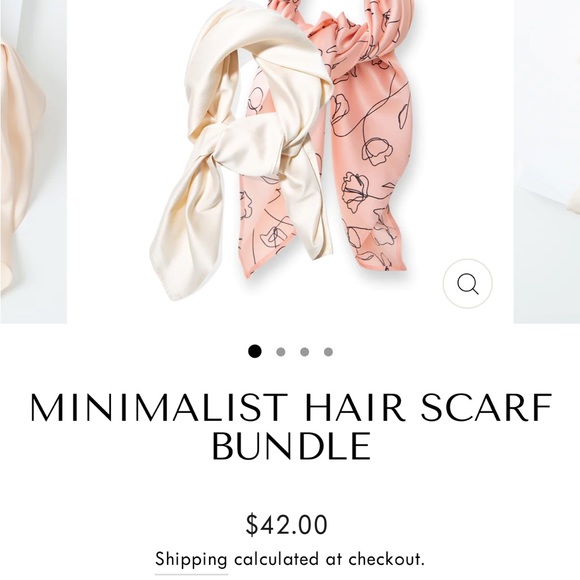 Lark & Ives Minimalist Hair Scarf Bundle - Picture 4 of 4